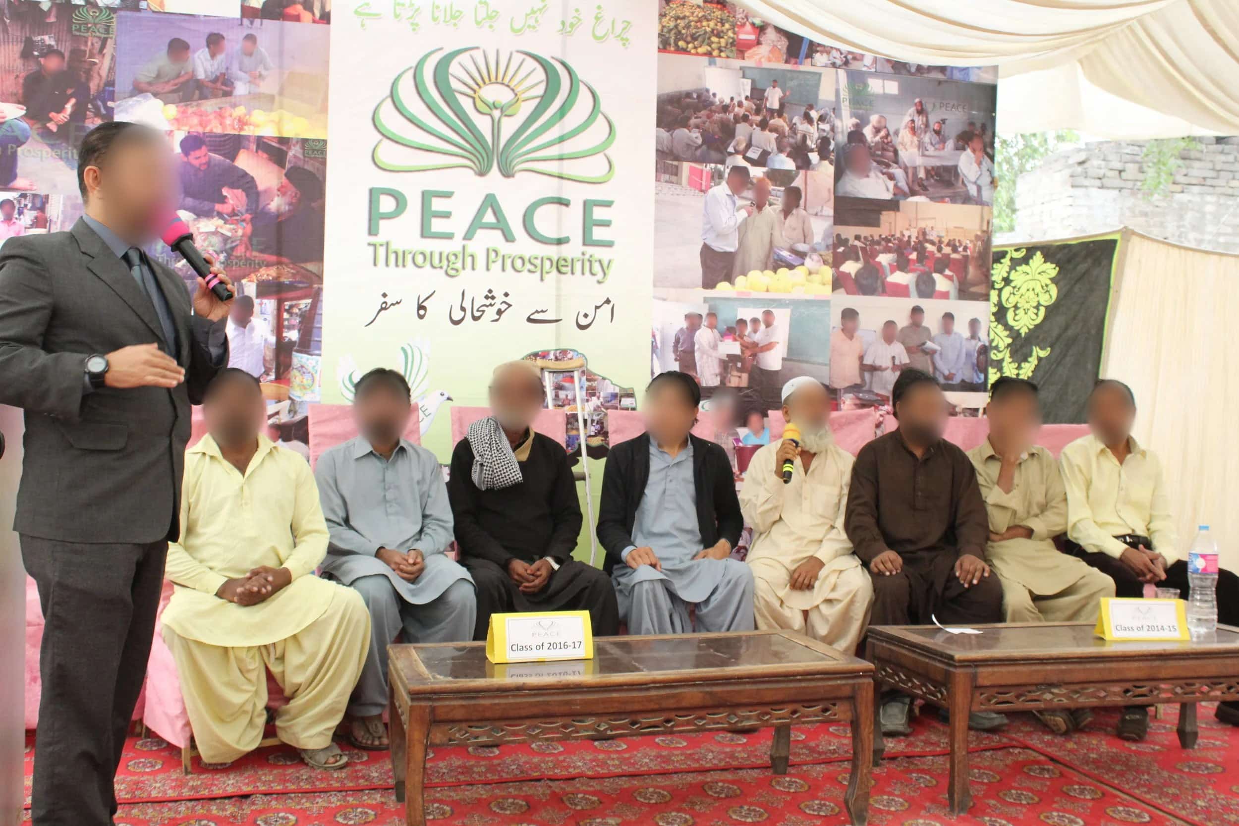A Peace Through Prosperity programme photograph