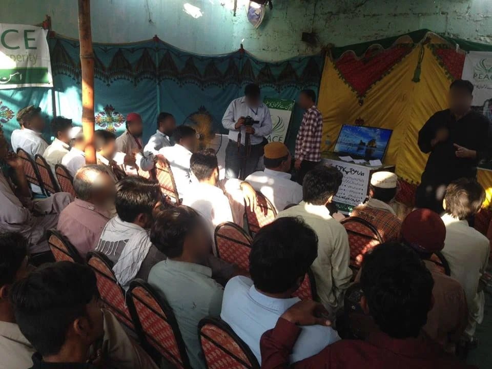 A Peace Through Prosperity programme photograph