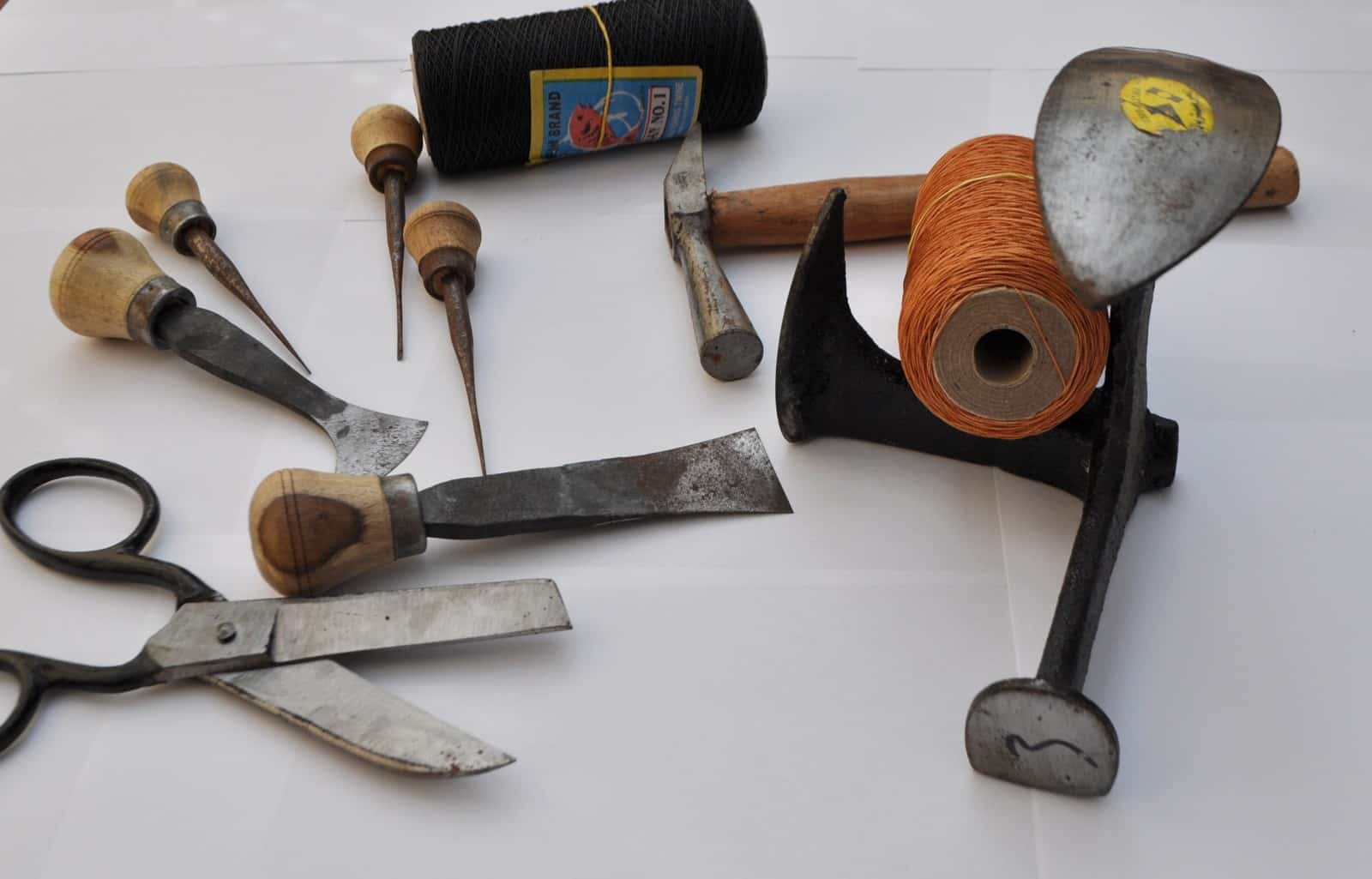 A street cobbler's hand tools, Pakistan, 2012
