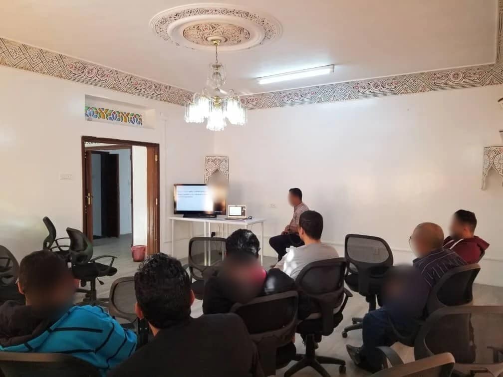 Participants at a mini-MBA cohort in Sanaa, Yemen